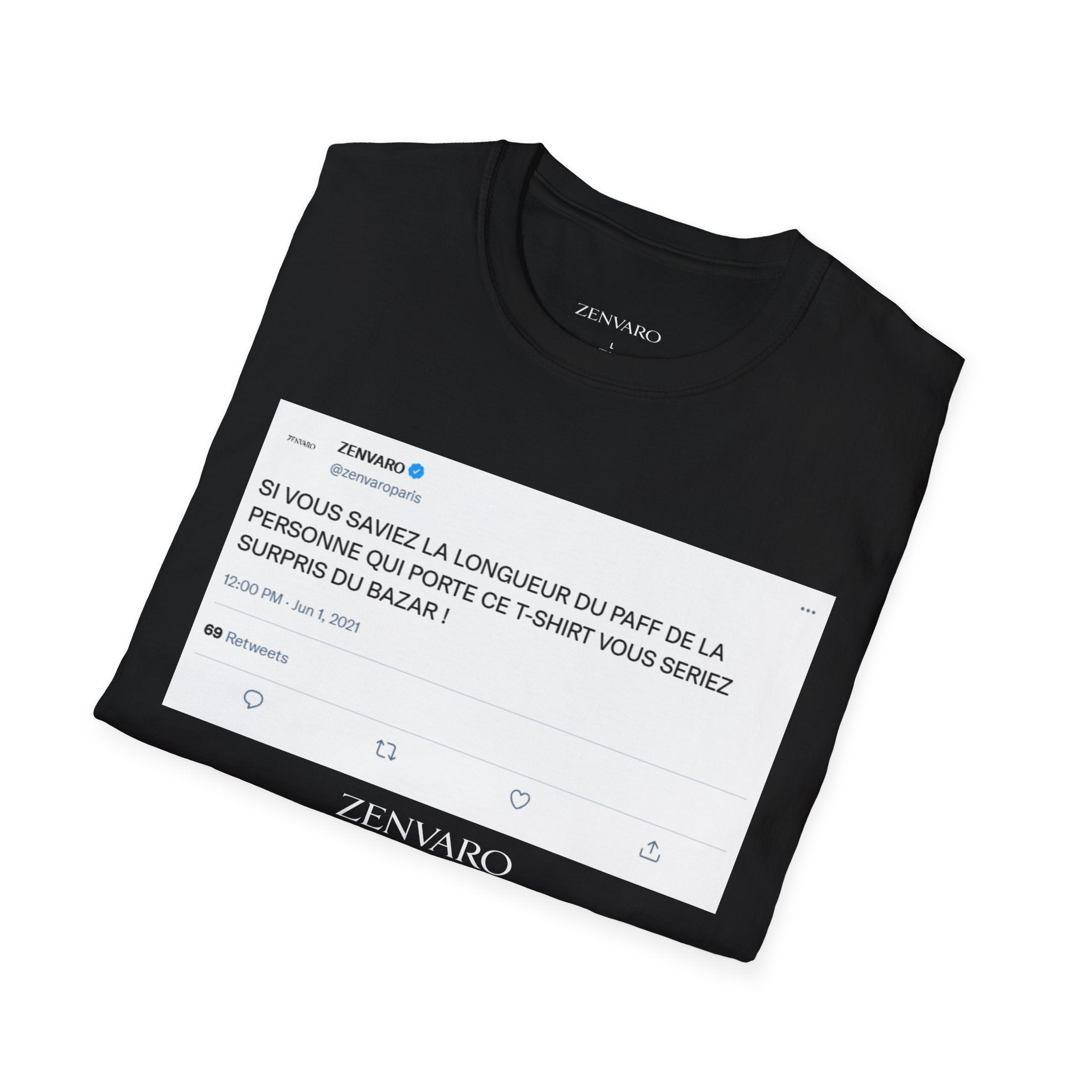 T-Shirt 'Si vous saviez la longueur...'