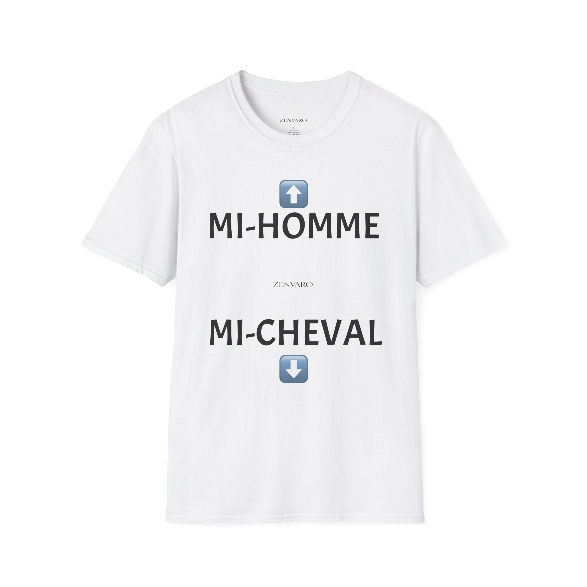 T-Shirt "Mi-Homme / Mi-Cheval"