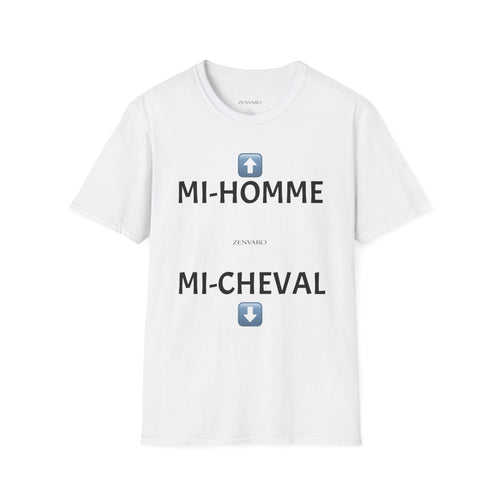 T-Shirt "Mi-Homme / Mi-Cheval"