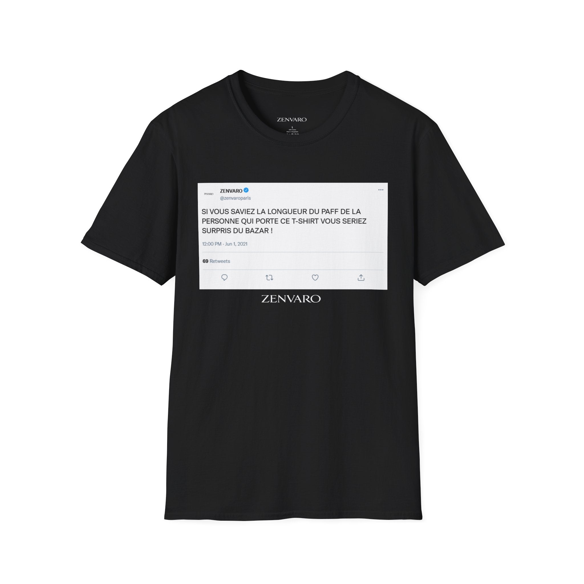 T-Shirt 'Si vous saviez la longueur...'