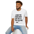 T-Shirt "J'aime pas fumer mais une pipe je ne dis pas non"