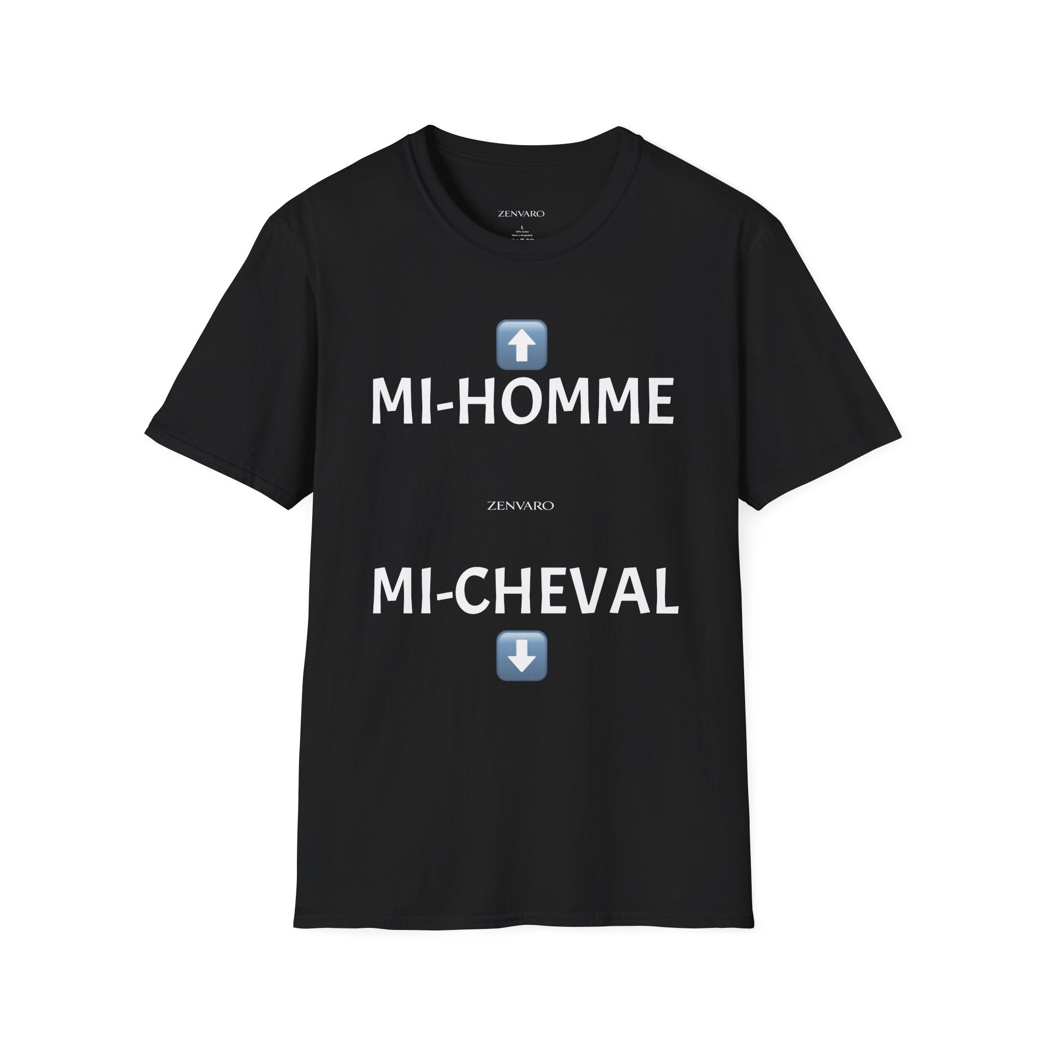 T-Shirt "Mi-Homme / Mi-Cheval"