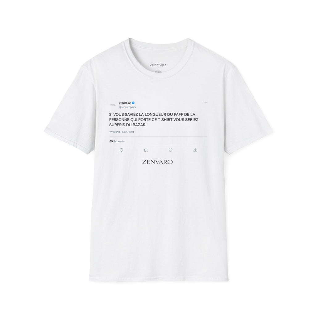 T-Shirt 'Si vous saviez la longueur...'